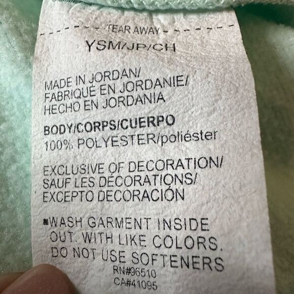 Under Armour Youth Girls Armour Fleece Iridescent Big Logo Hoodie (Small) - Picture 5 of 5